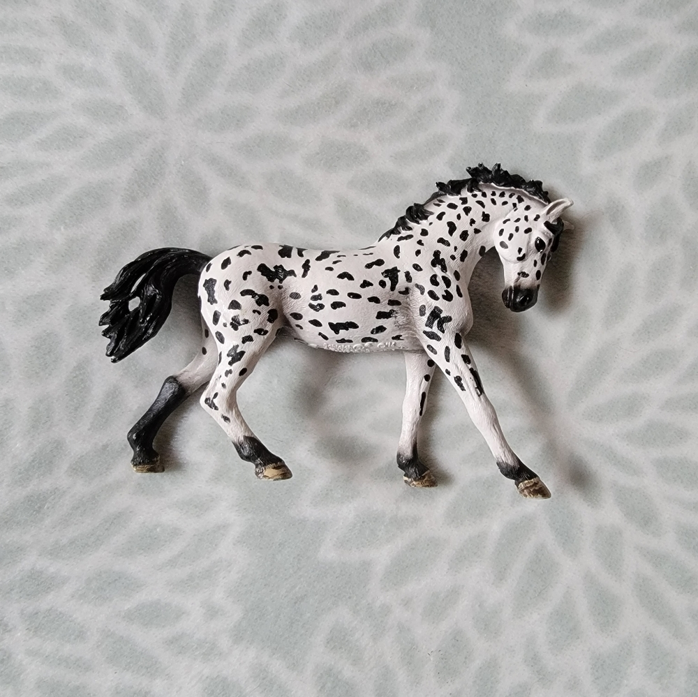 Schleich Appaloosa Mare Knabstrupper Horse 2014 Figurine Collectible Equine